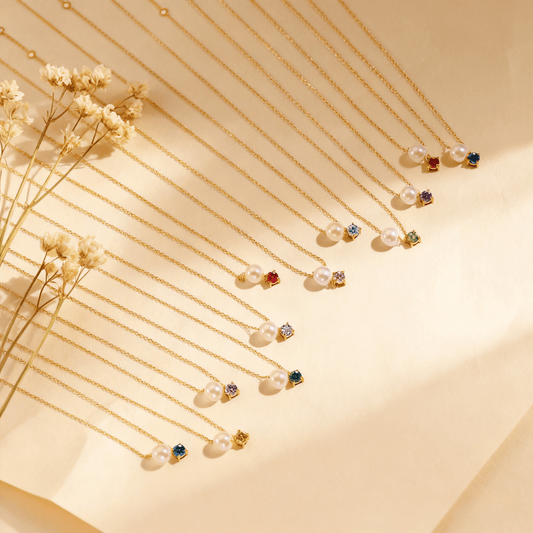 Birthstone Necklace | Dainty Birth Month Jewelry