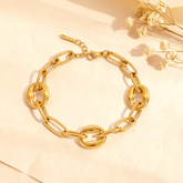 Chunky Gold Link Bracelet