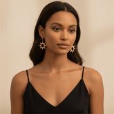 Radiant Sun Charm Earrings