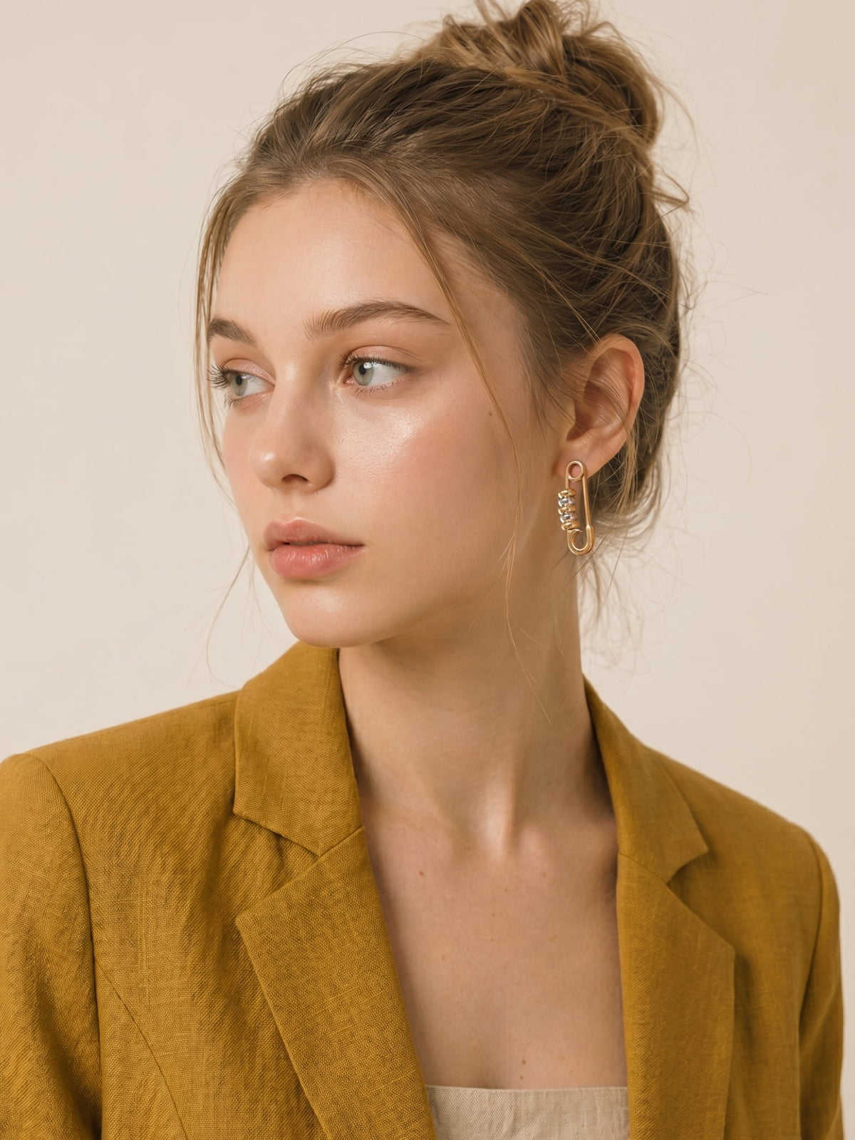 Vesper Safety Pin Earrings