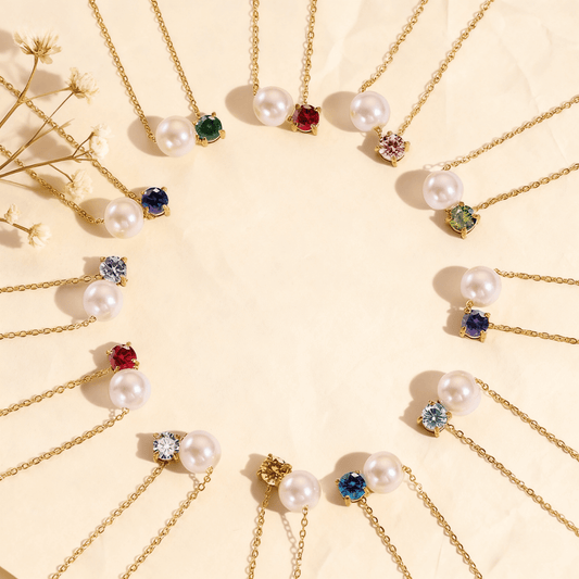 Birthstone Necklace | Dainty Birth Month Jewelry
