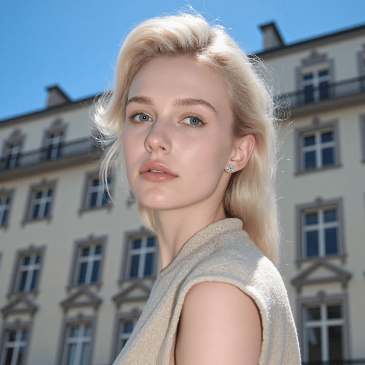 #MoissaniteEarrings #EverydayElegance #GiftForHer #ClassicStuds #EthicalJewelry