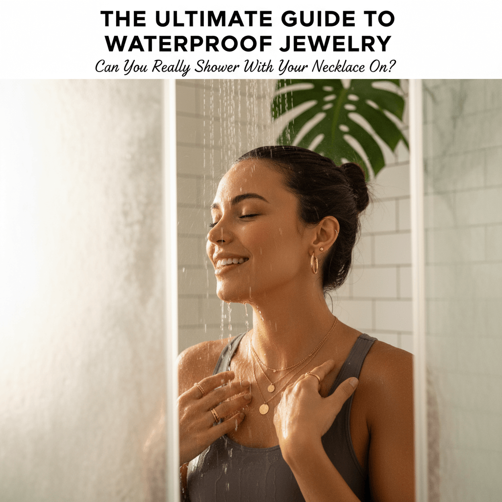 The Ultimate Guide to Waterproof Jewelry: Can You Really Shower With Your Necklace On?