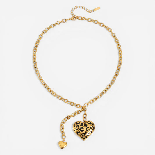Artemis Leopard Heart Lariat