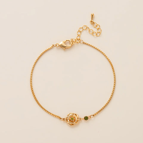 Birth Flower Bracelet