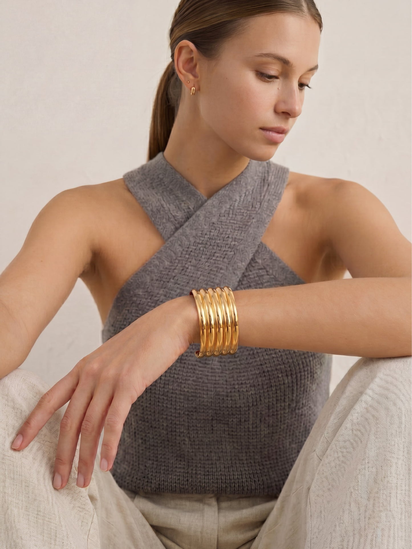 Aurelia Ribbed Cuff