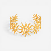 Radiant Sunburst Wide Cuff