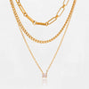 Charites Triple Layer Necklace