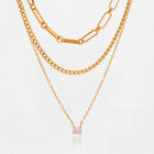 Charites Triple Layer Necklace