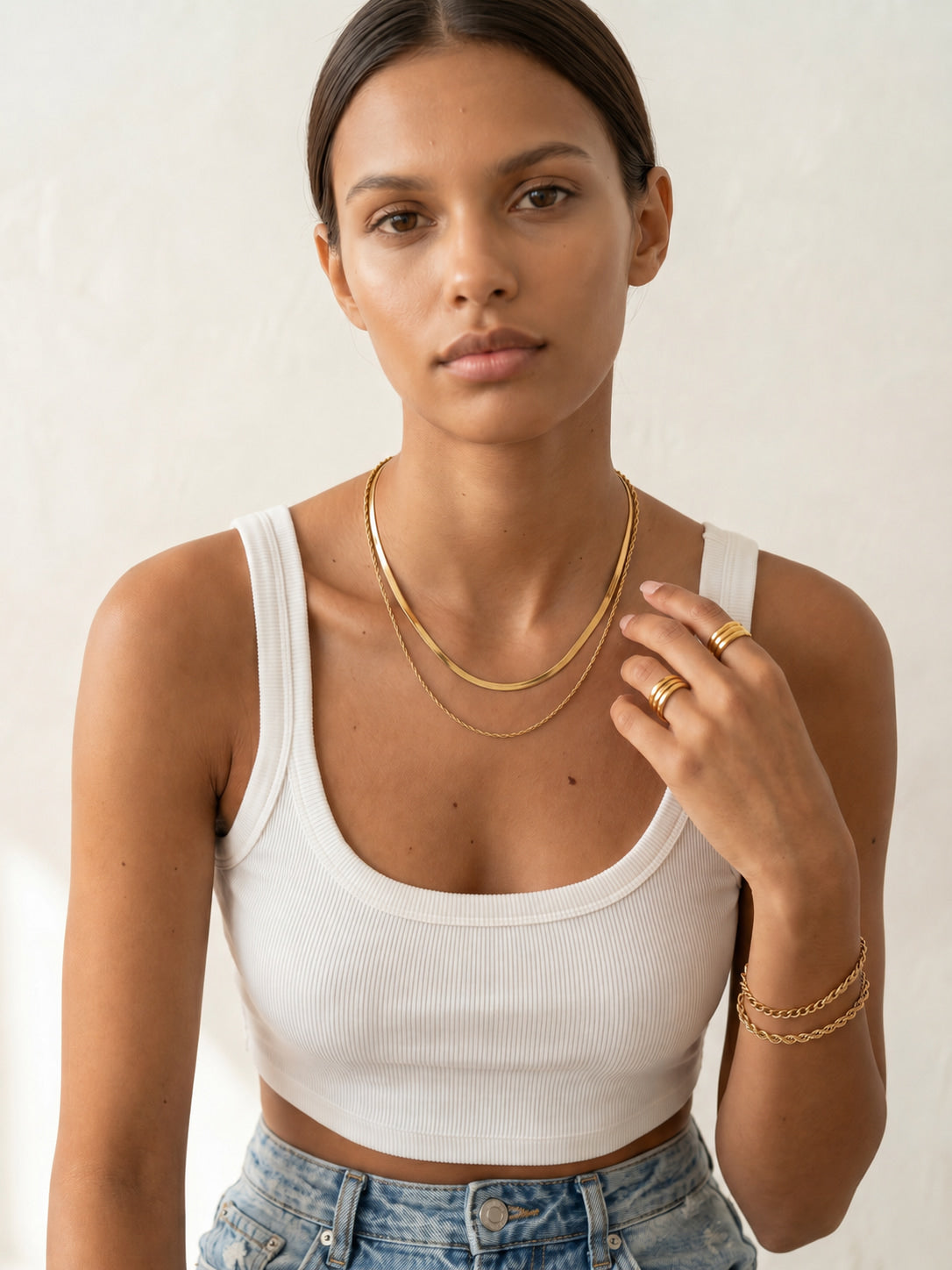 Classic Duo Layered Necklace