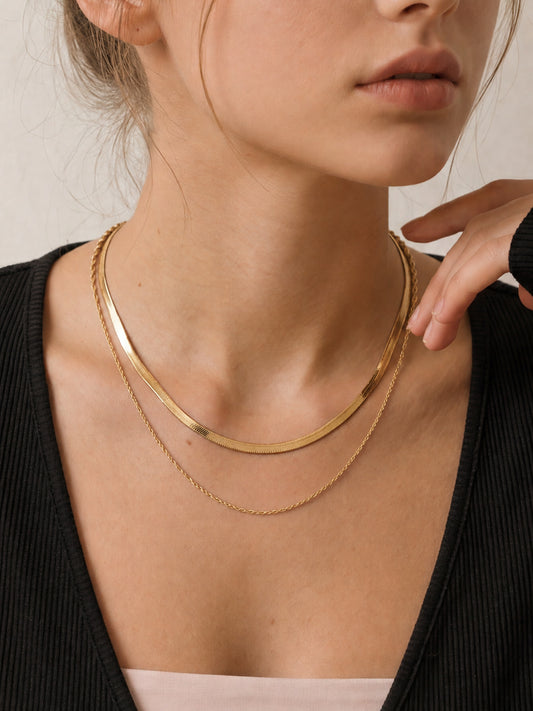 Classic Duo Layered Necklace