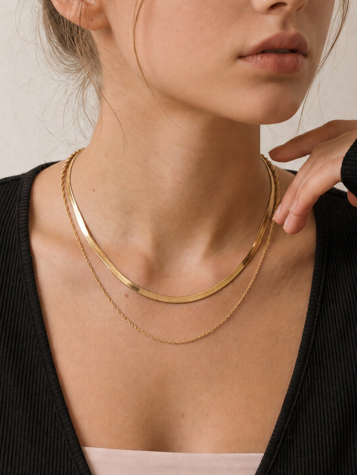 Classic Duo Layered Necklace