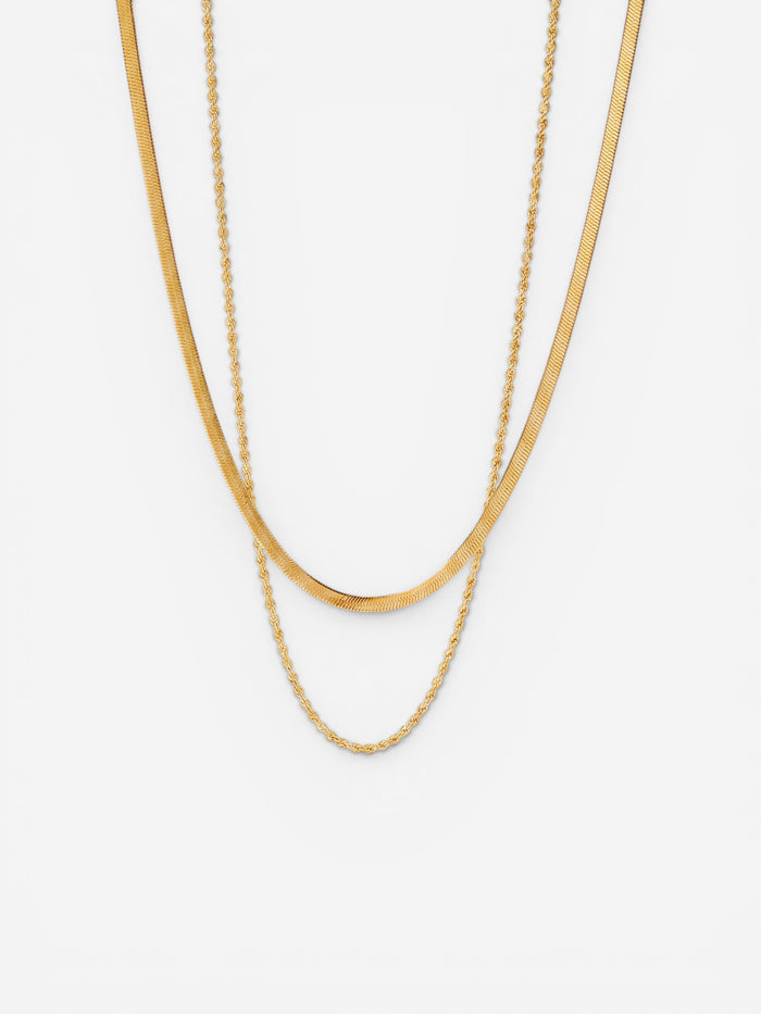 Classic Duo Layered Necklace