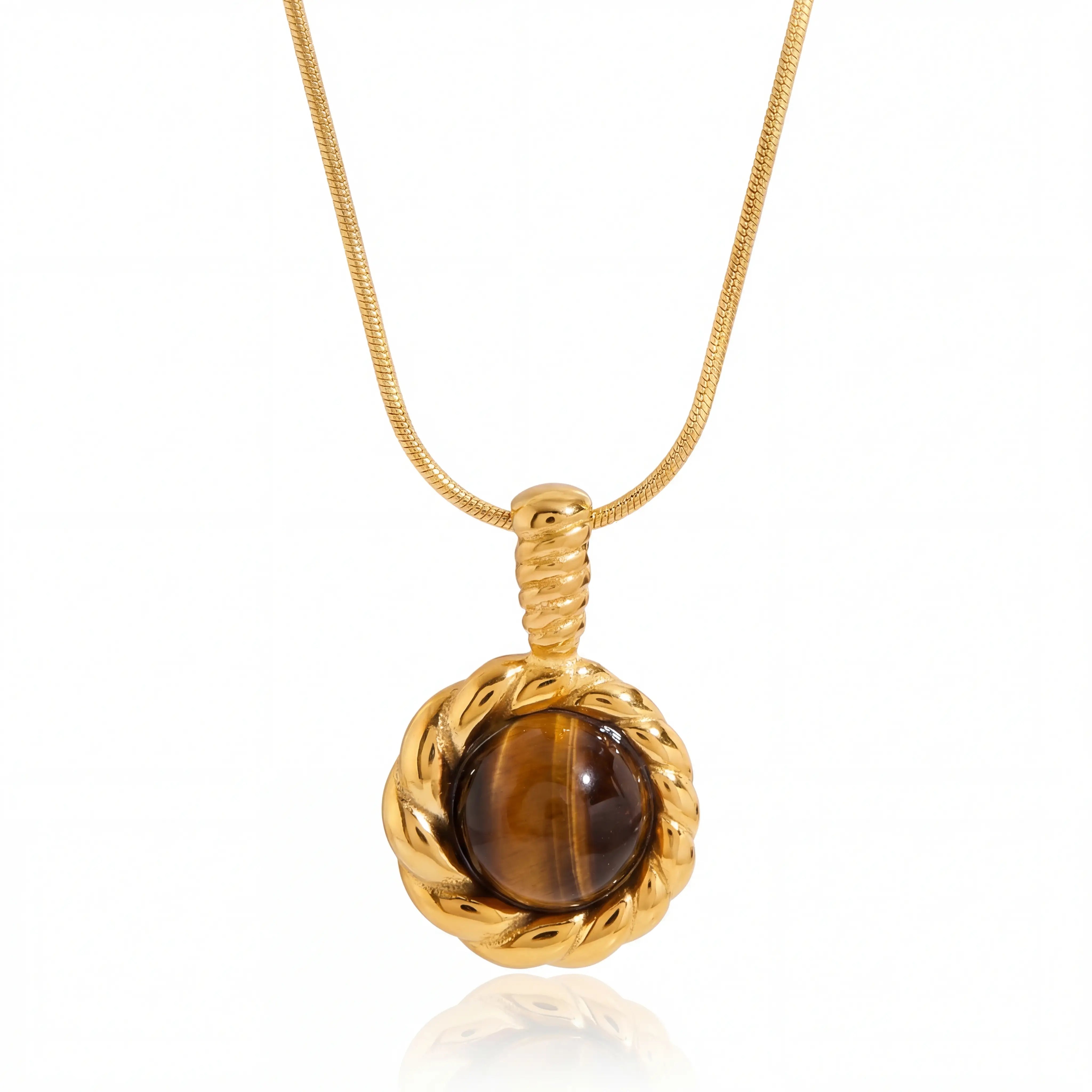 Courage Tiger's Eye Necklace Secondary image