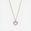 Devotion Pave Heart Necklace