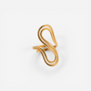 Drift Sculptural Wave Ring