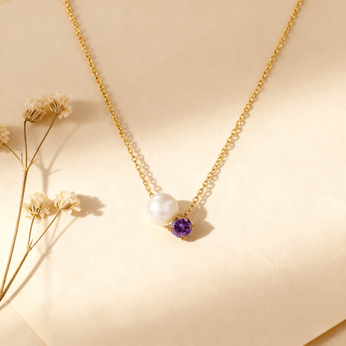 Birthstone Necklace | Dainty Birth Month Jewelry