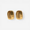 Hestia Smooth Gold Cushion Studs