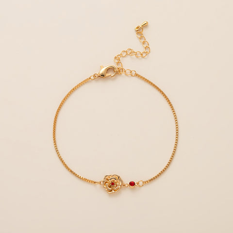 Birth Flower Bracelet