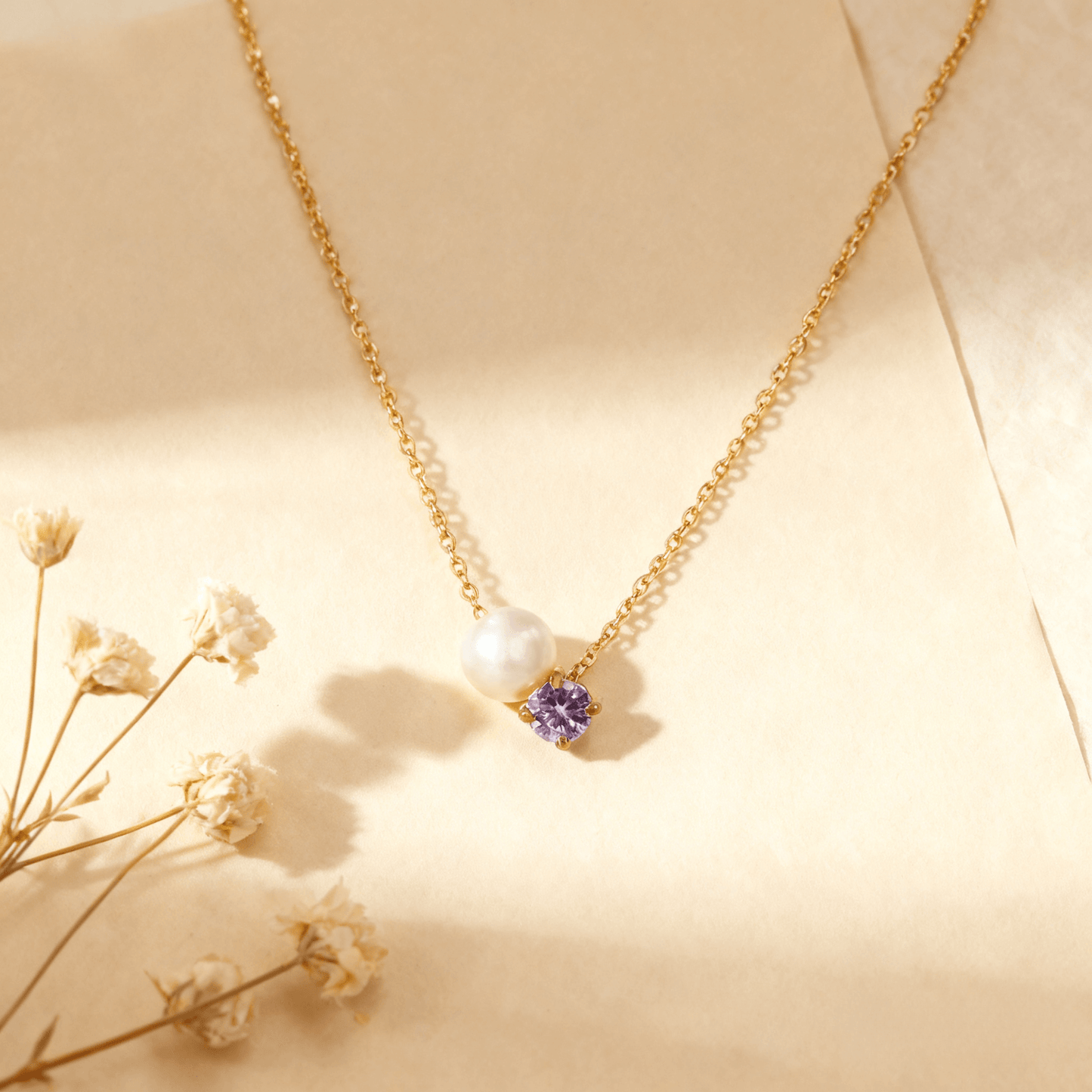 Birthstone Necklace | Dainty Birth Month Jewelry