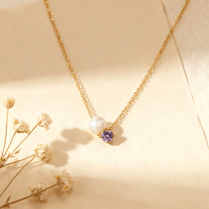 Birthstone Necklace | Dainty Birth Month Jewelry
