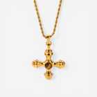 Jupiter Byzantine Cross Necklace