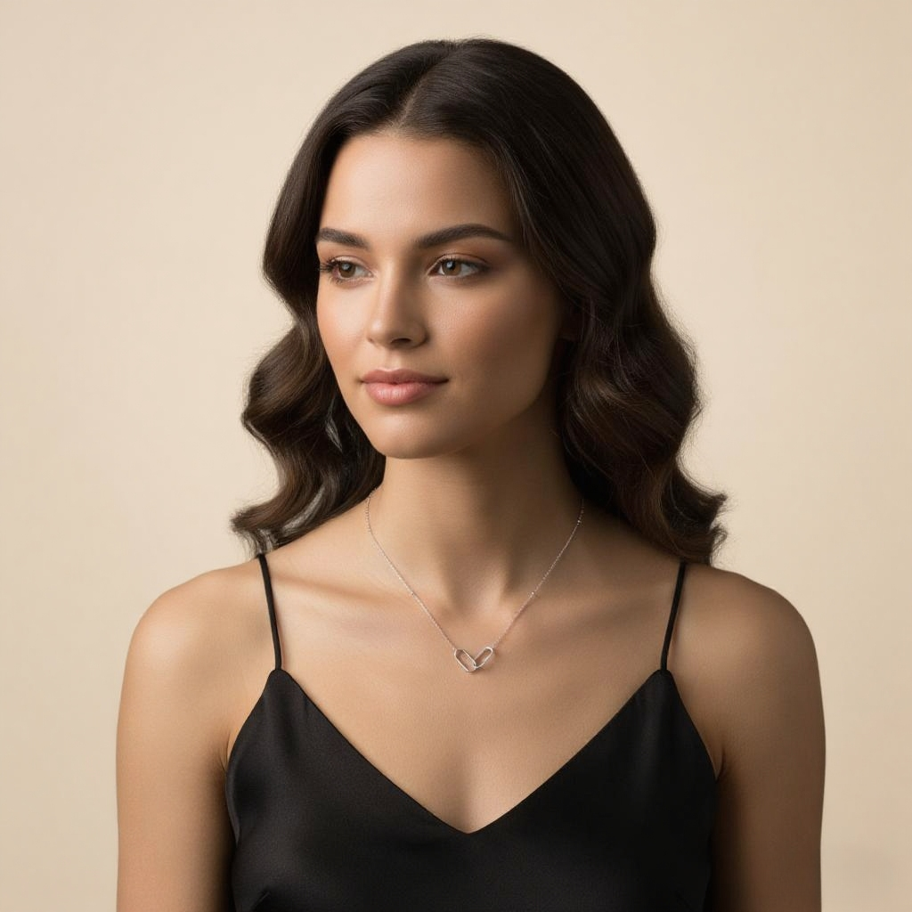 Linked Circles Necklace | Gold Interlocking Circle Necklace