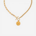 Mixed Chain Coin Necklace