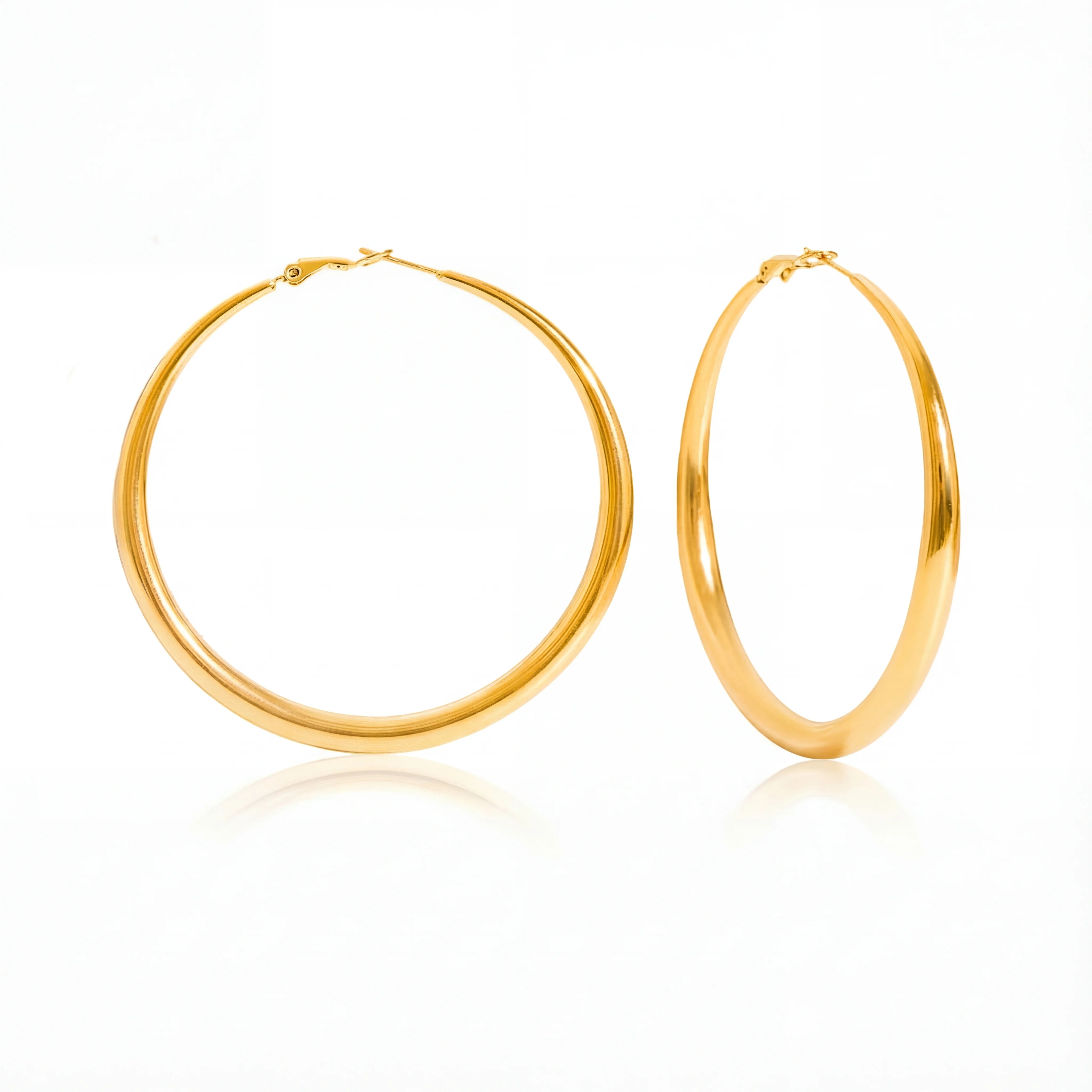 Mneme Classic Chunky Hoops Secondary image