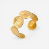 Sola Hammered Disc Cuff