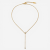 Reine Crystal Lariat Necklace