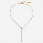Reine Crystal Lariat Necklace