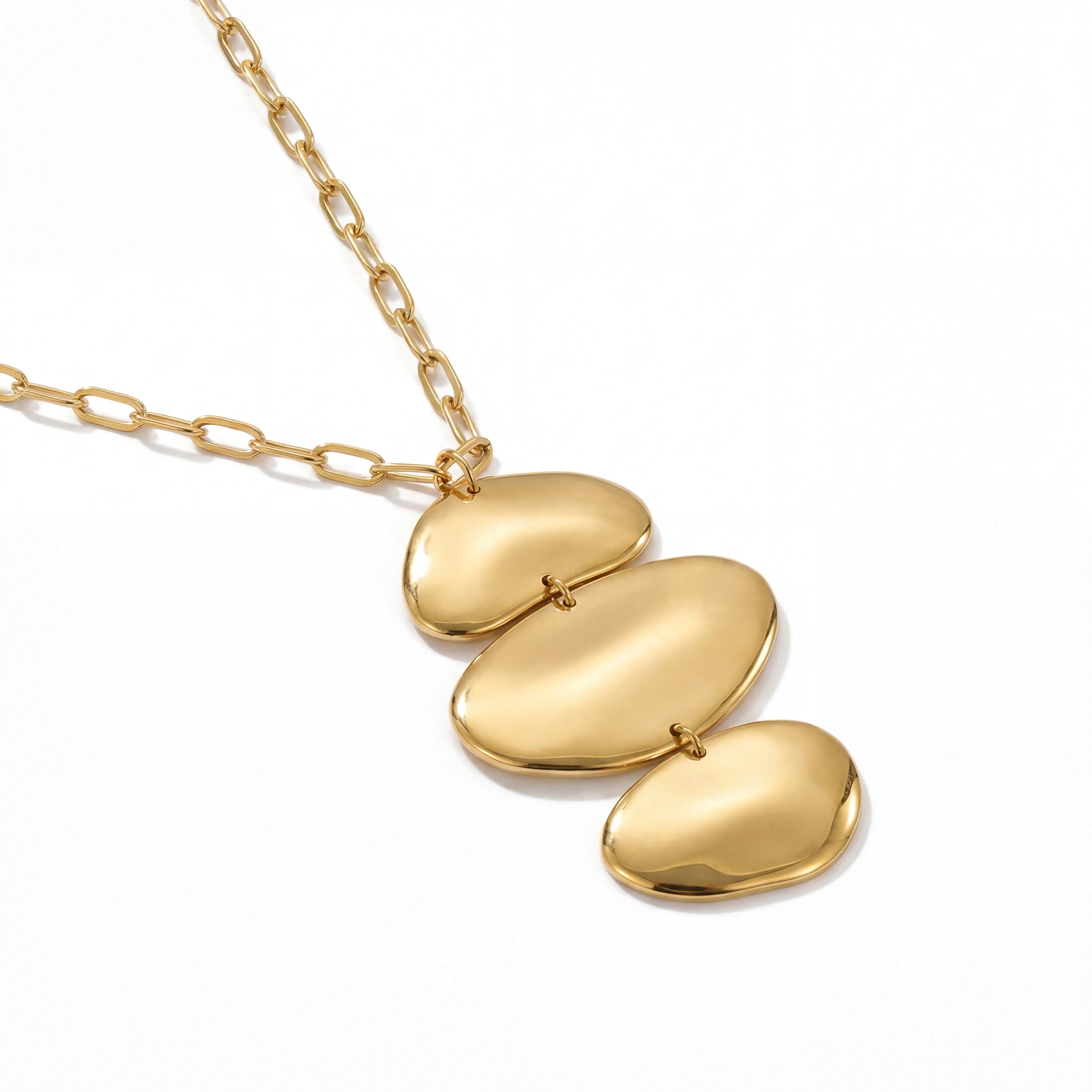 Thalia Organic Pebble Long Necklace Secondary image