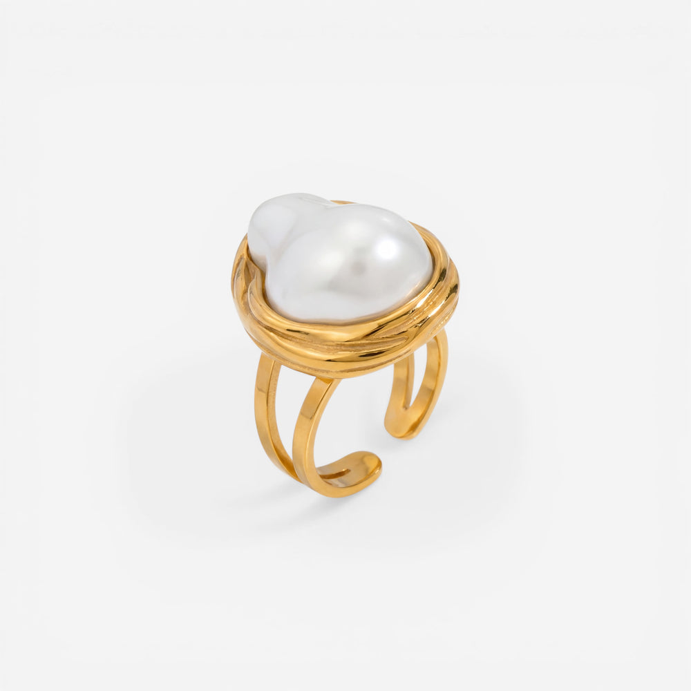 Theia Organic Baroque Pearl Ring