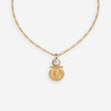 Vintage Pearl Coin Necklace