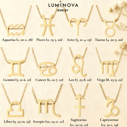 Zodiac Sign Necklace | Constellation Jewelry