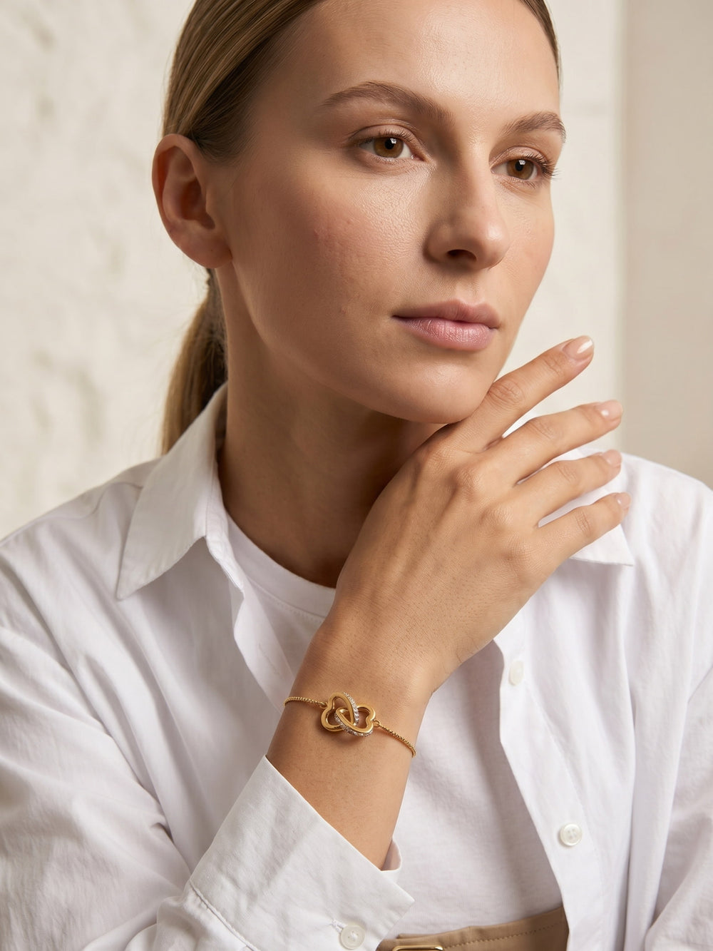 Amara Heart Bolo Bracelet