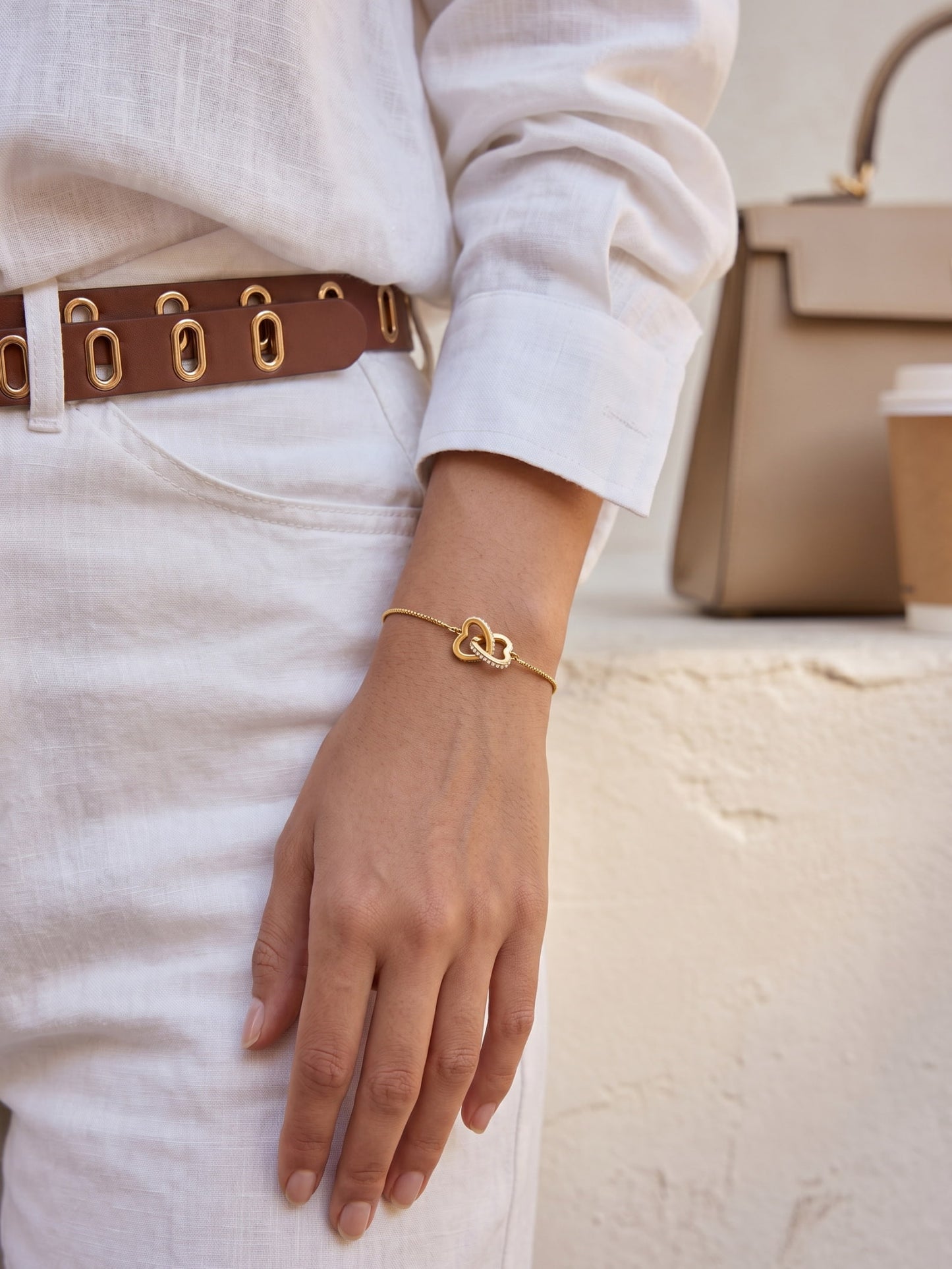 Amara Heart Bolo Bracelet