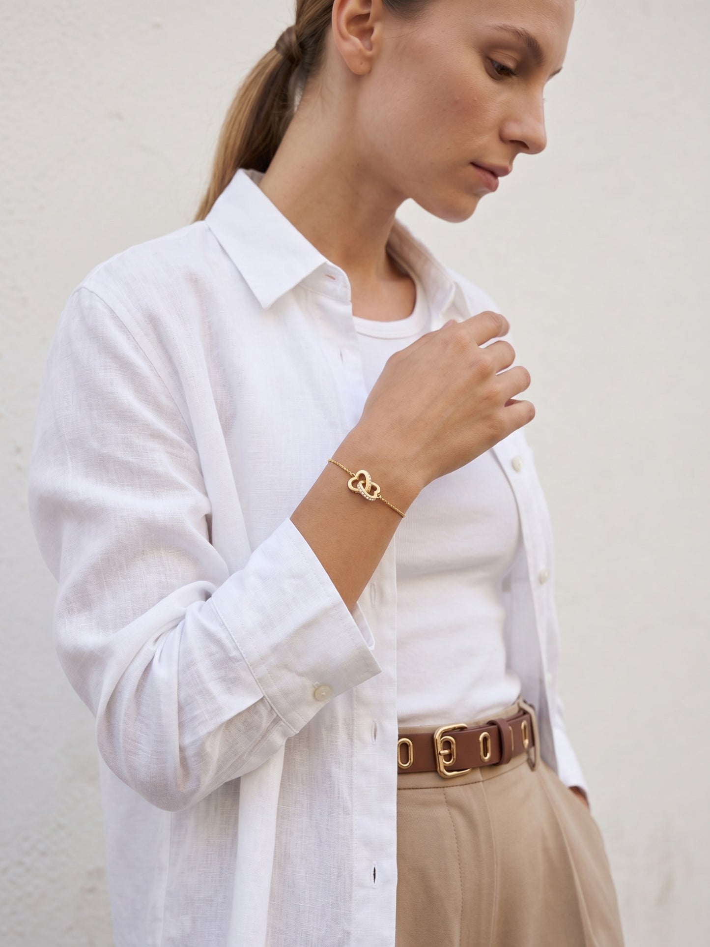 Amara Heart Bolo Bracelet
