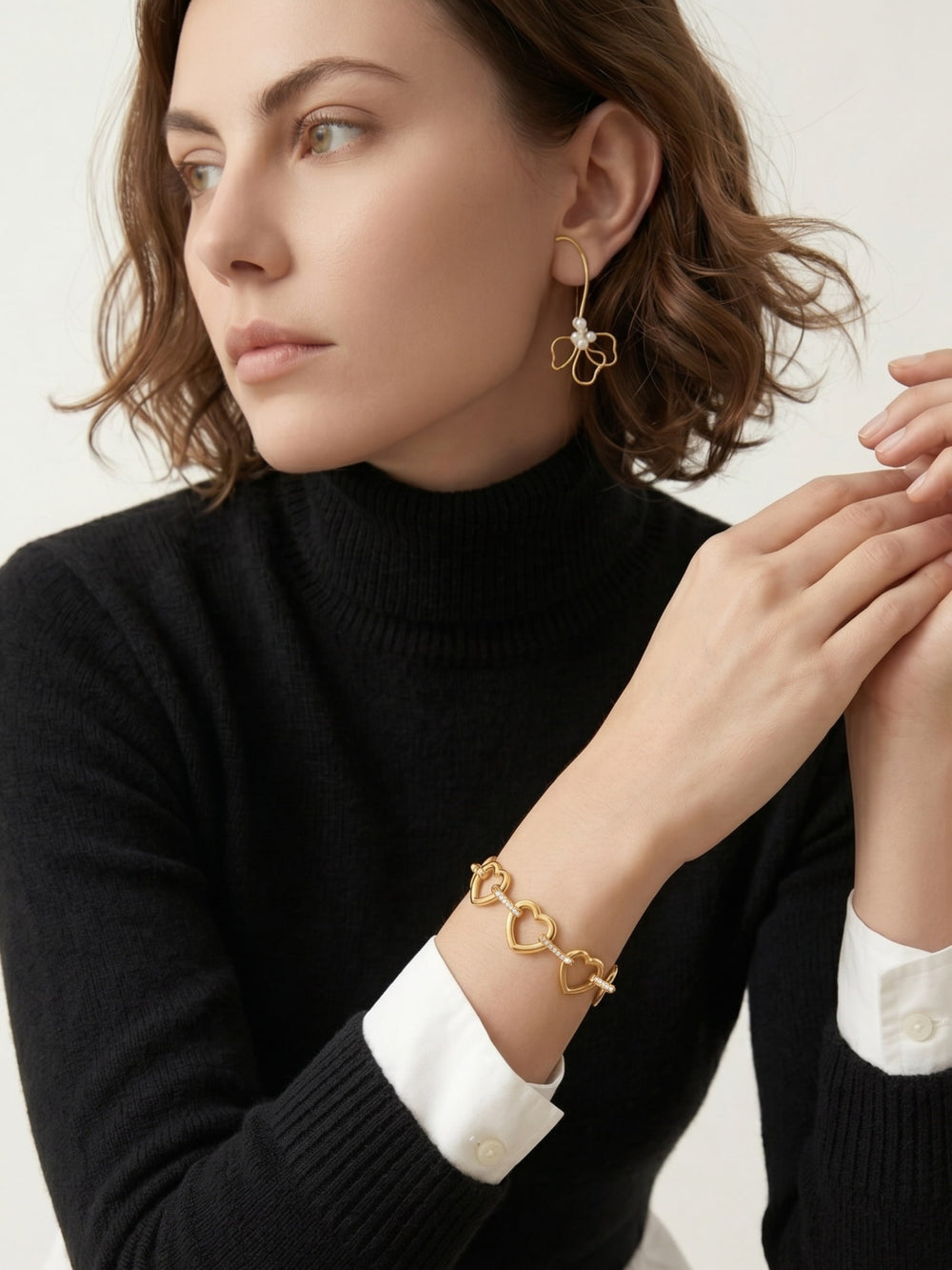 Amore Heart Link Bracelet