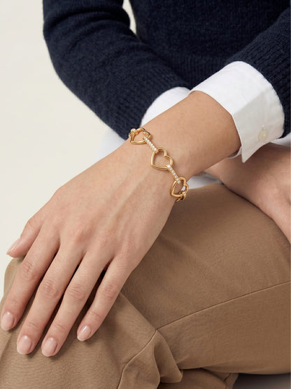 Amore Heart Link Bracelet