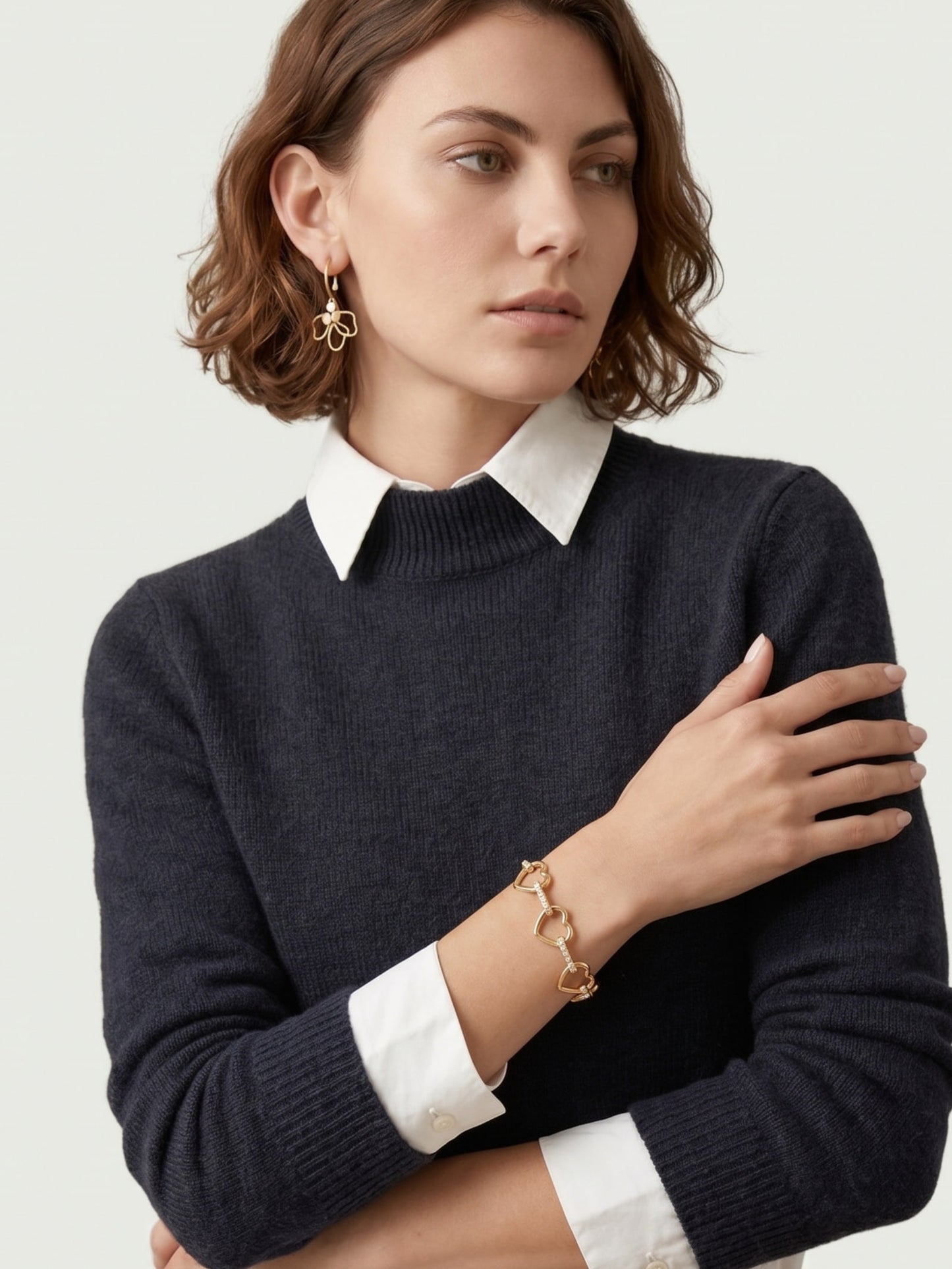 Amore Heart Link Bracelet
