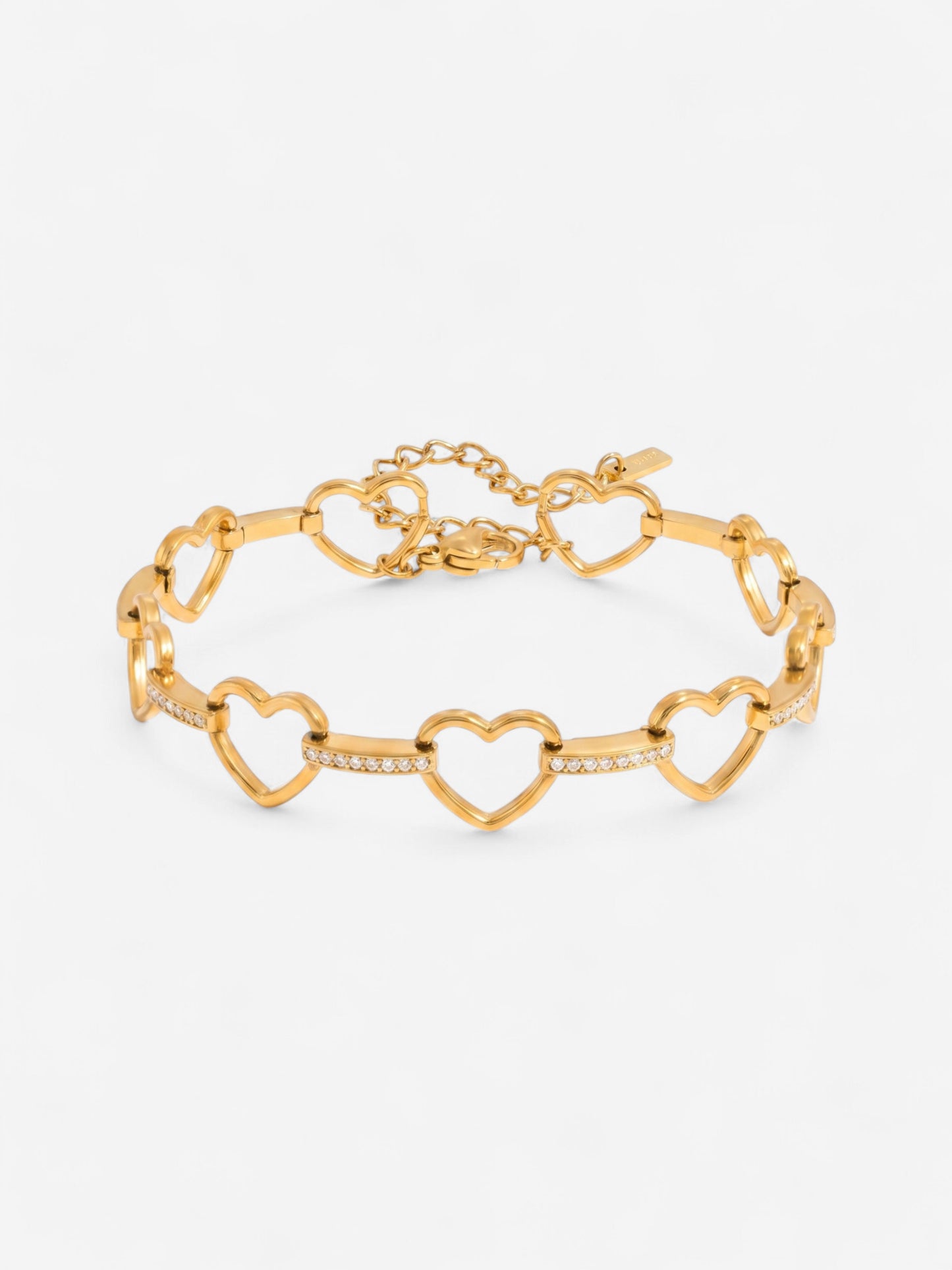 Amore Heart Link Bracelet