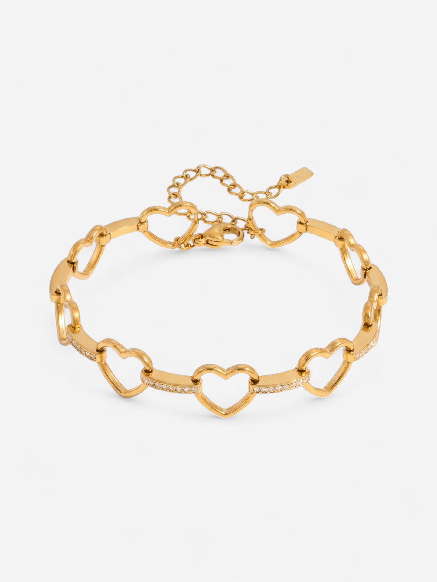 Amore Heart Link Bracelet