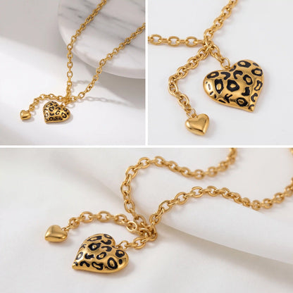 Artemis Leopard Heart Lariat