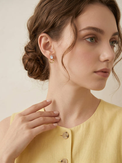 Astra Oval Orbit Earrings