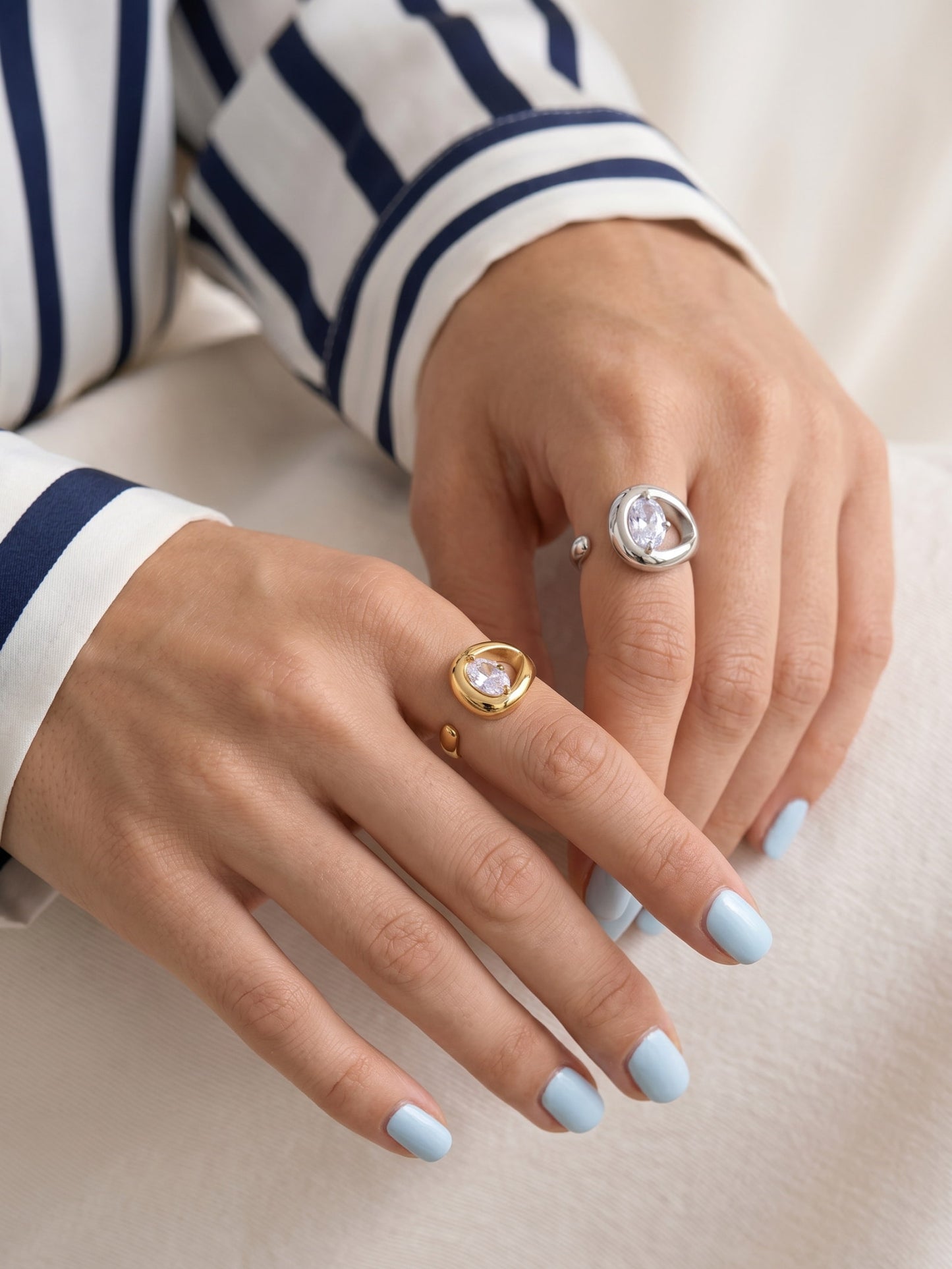 Callisto Organic Ring Silver