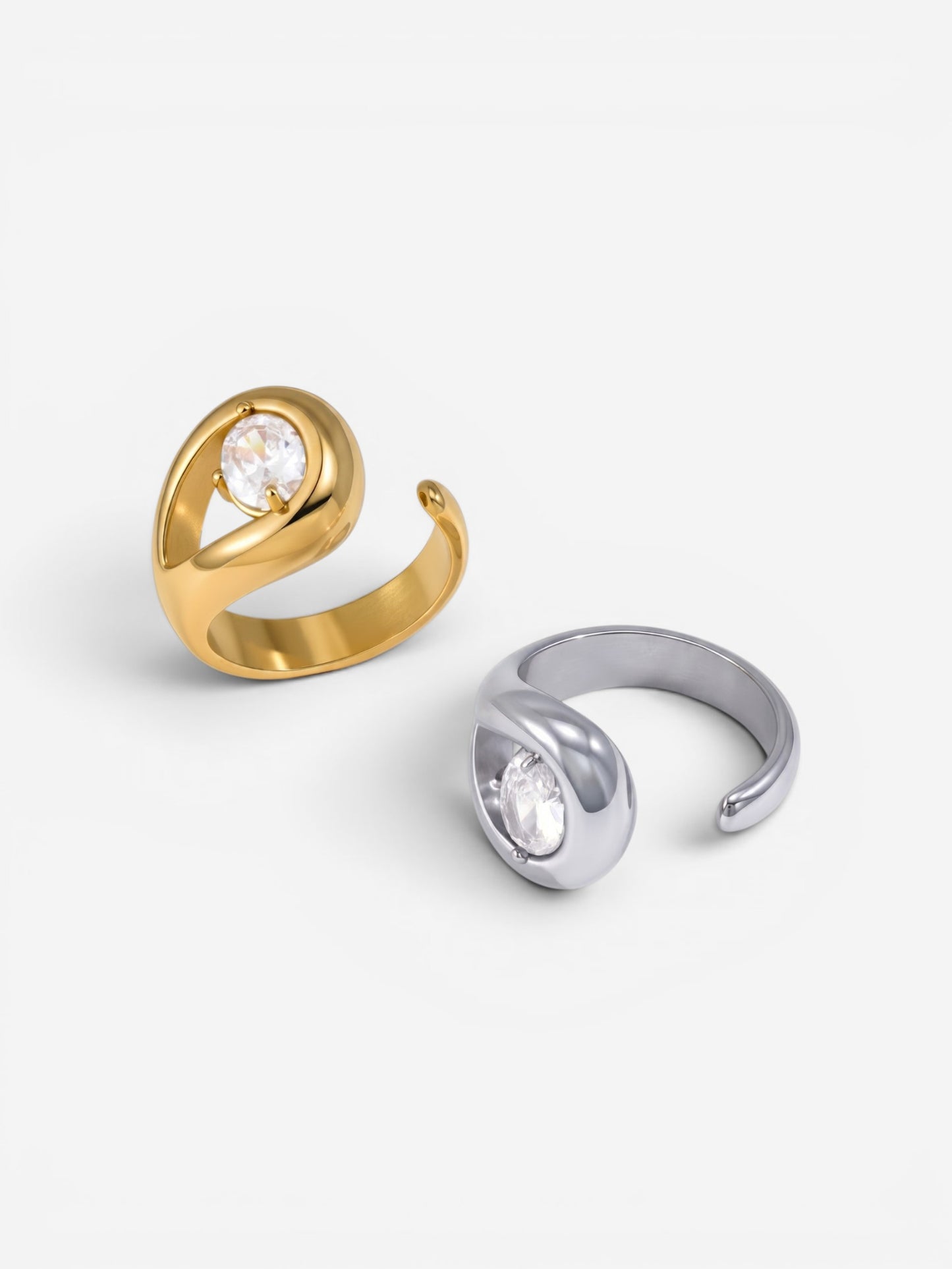Callisto Organic Ring Silver