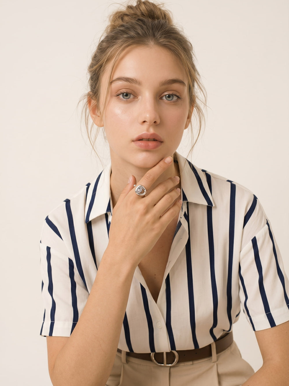 Callisto Organic Ring Silver