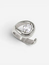 Callisto Organic Ring Silver